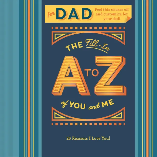 Chronicle Books A to Z of You and Me For My Dad gavebok