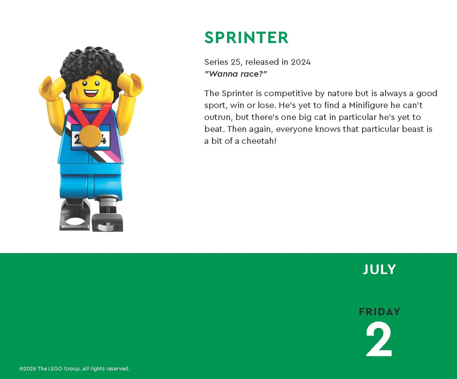 Chronicle LEGO Minifigure a Day 2027 kalender