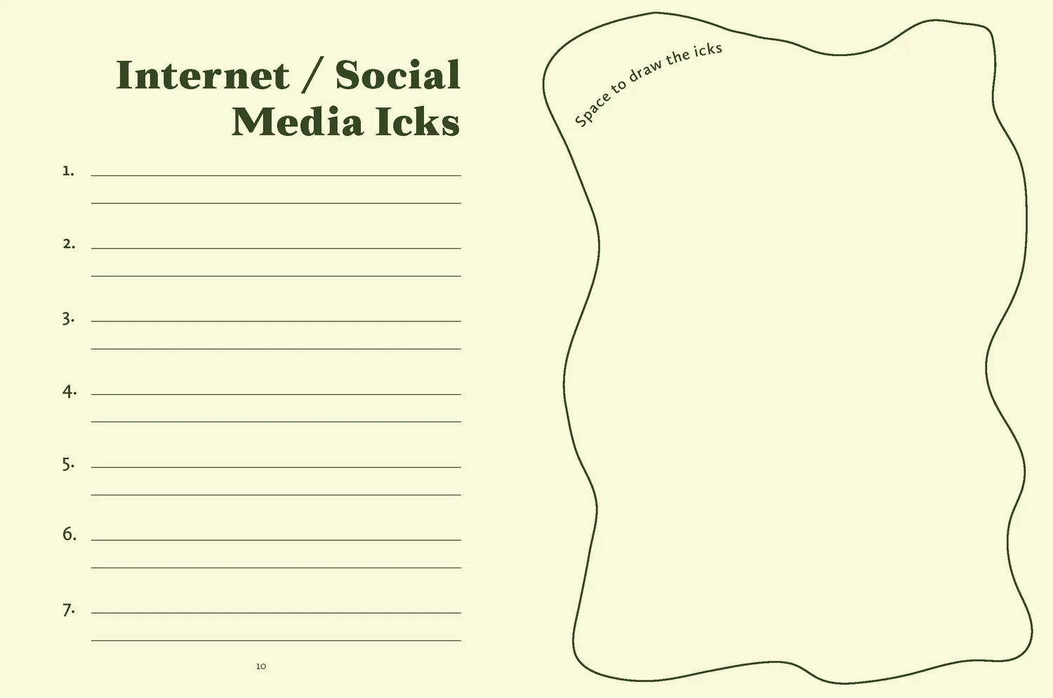 Chronicle Books The Ick Journal dagbok guidet humor
