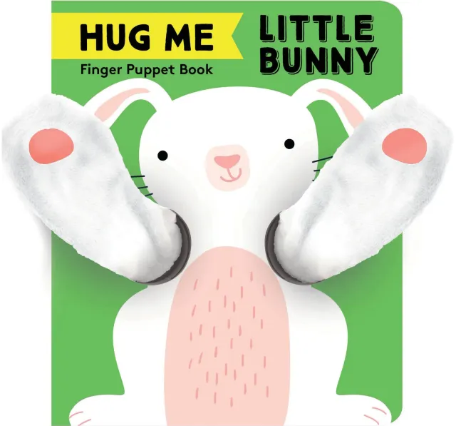 Hug Me Little Bunny fingerdukkebok papp påske baby