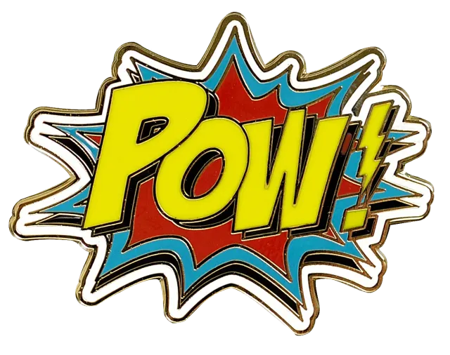 Peter Pauper Press Pow! emalje-pin tegneserie