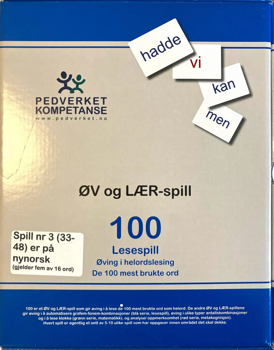 Hogrefe GRUNNLAGET øv og lær 100 bokmål lottospill