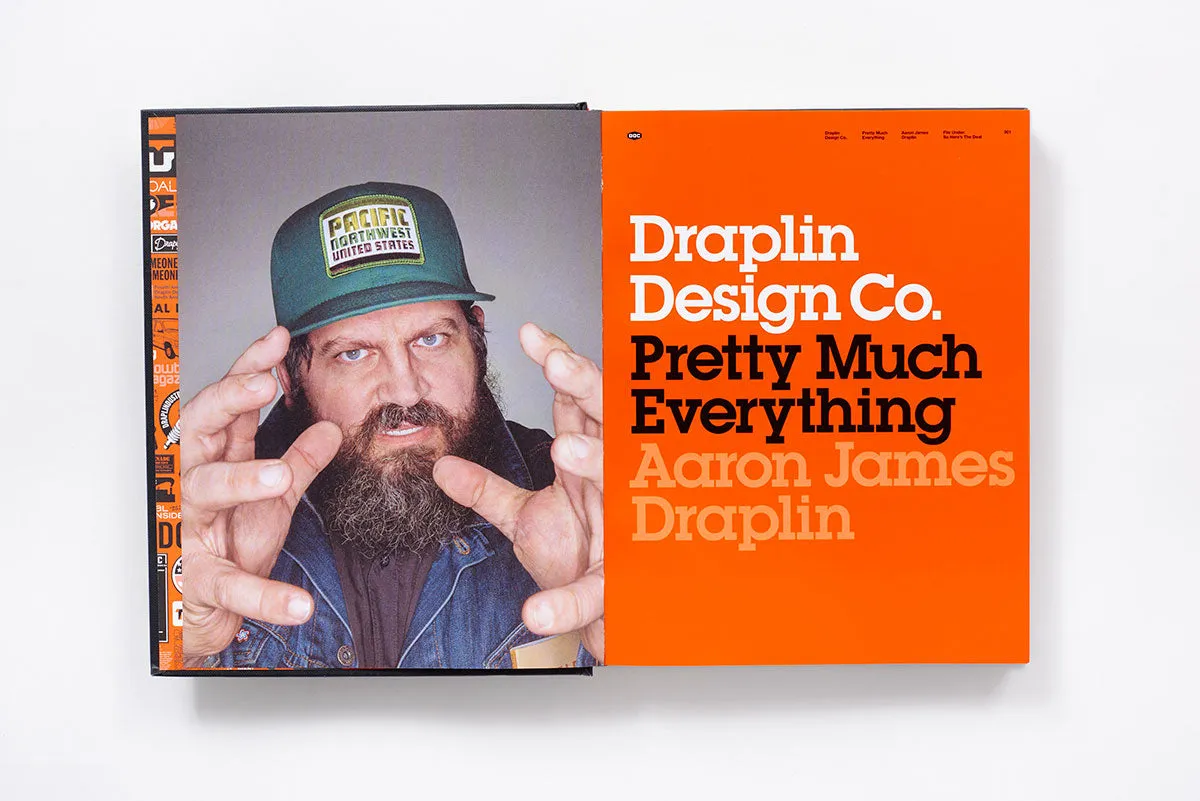 Abrams Draplin Design Co. Pretty Much Everything innbundet designbok