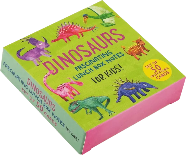 Peter Pauper Press Dinosaurs lunsjlapper 50 kort barn