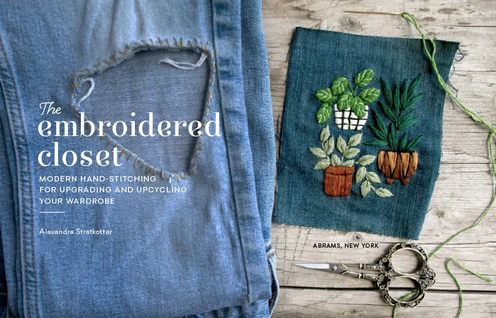 Abrams Embroidered Closet broderibok innbundet gjenbruk