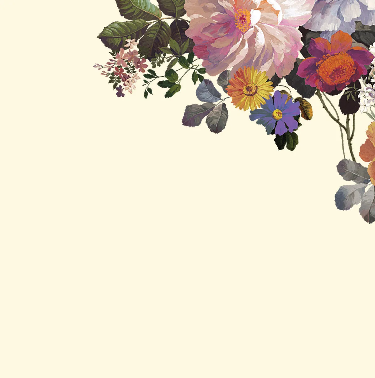 Peter Pauper Press Midnight Floral notatblokk 250 ark svart