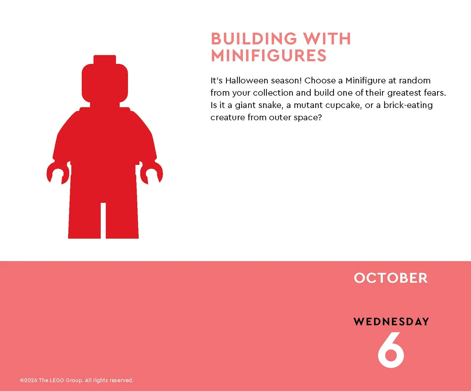 Chronicle LEGO Minifigure a Day 2027 kalender