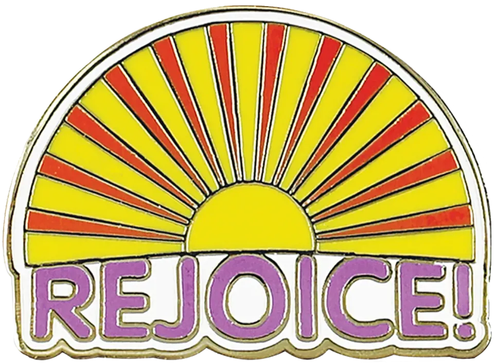 Peter Pauper Press Rejoice Sunrise emaljepin soloppgang