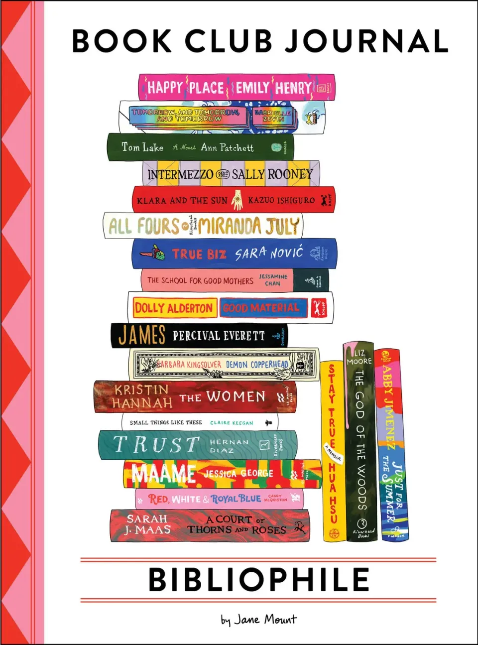 Bibliophile Book Club Journal notatbok for bokklubb