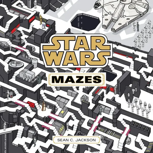 Star Wars Mazes labyrintbok innbundet 30 labyrinter