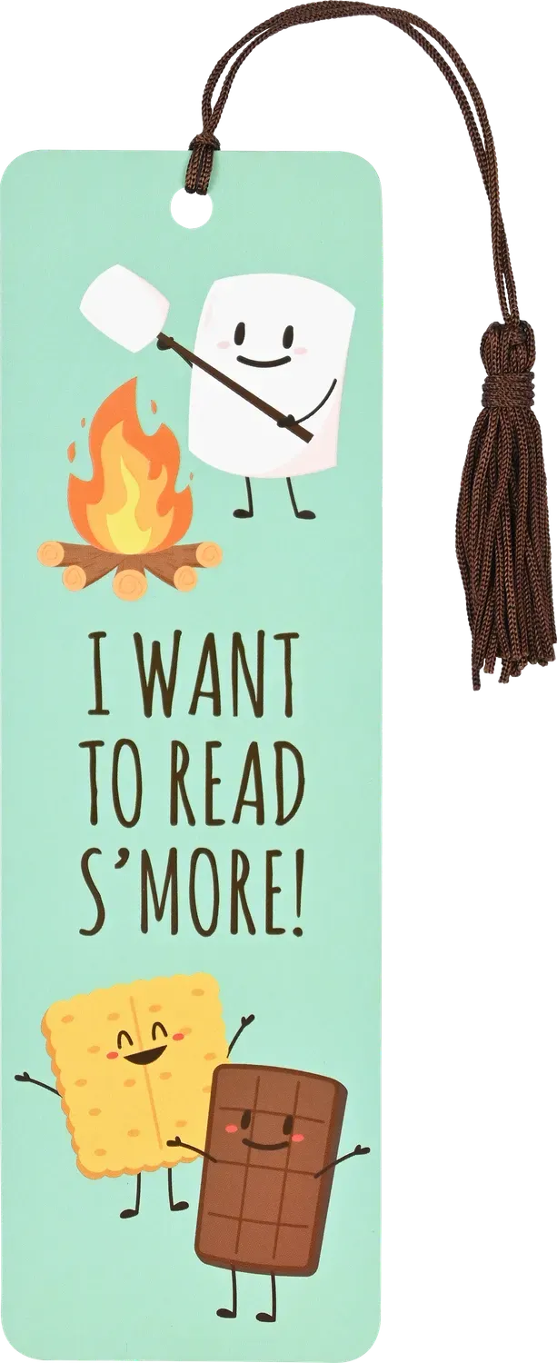 Peter Pauper Press I Want to Read S'More! bokmerke med dusk