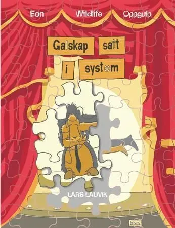 Bokia Galskap satt i system innbundet bok veldig slitt