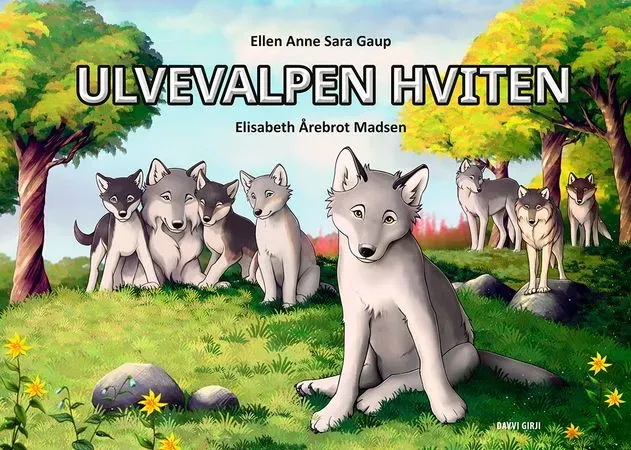 Ellen Anna Gaup Hviten billedbok innbundet som ny