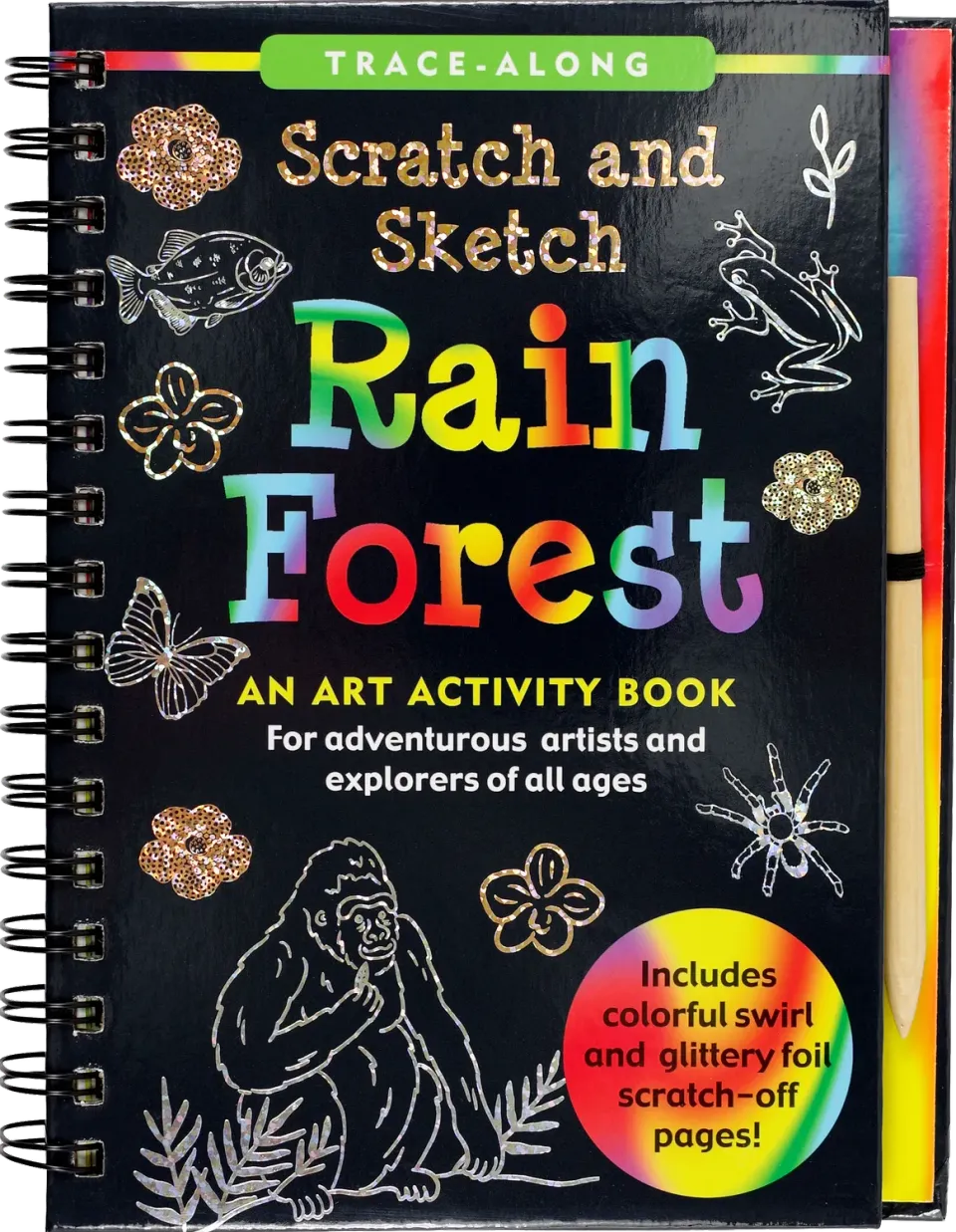 Peter Pauper Press Scratch and Sketch Rain Forest skrapebok