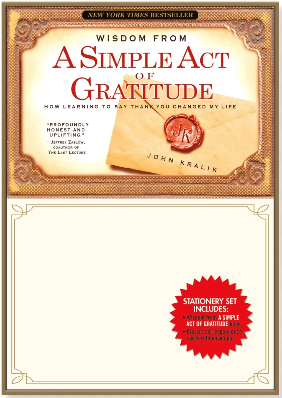 Peter Pauper Press Simple Act of Gratitude skrivesett 30 kort