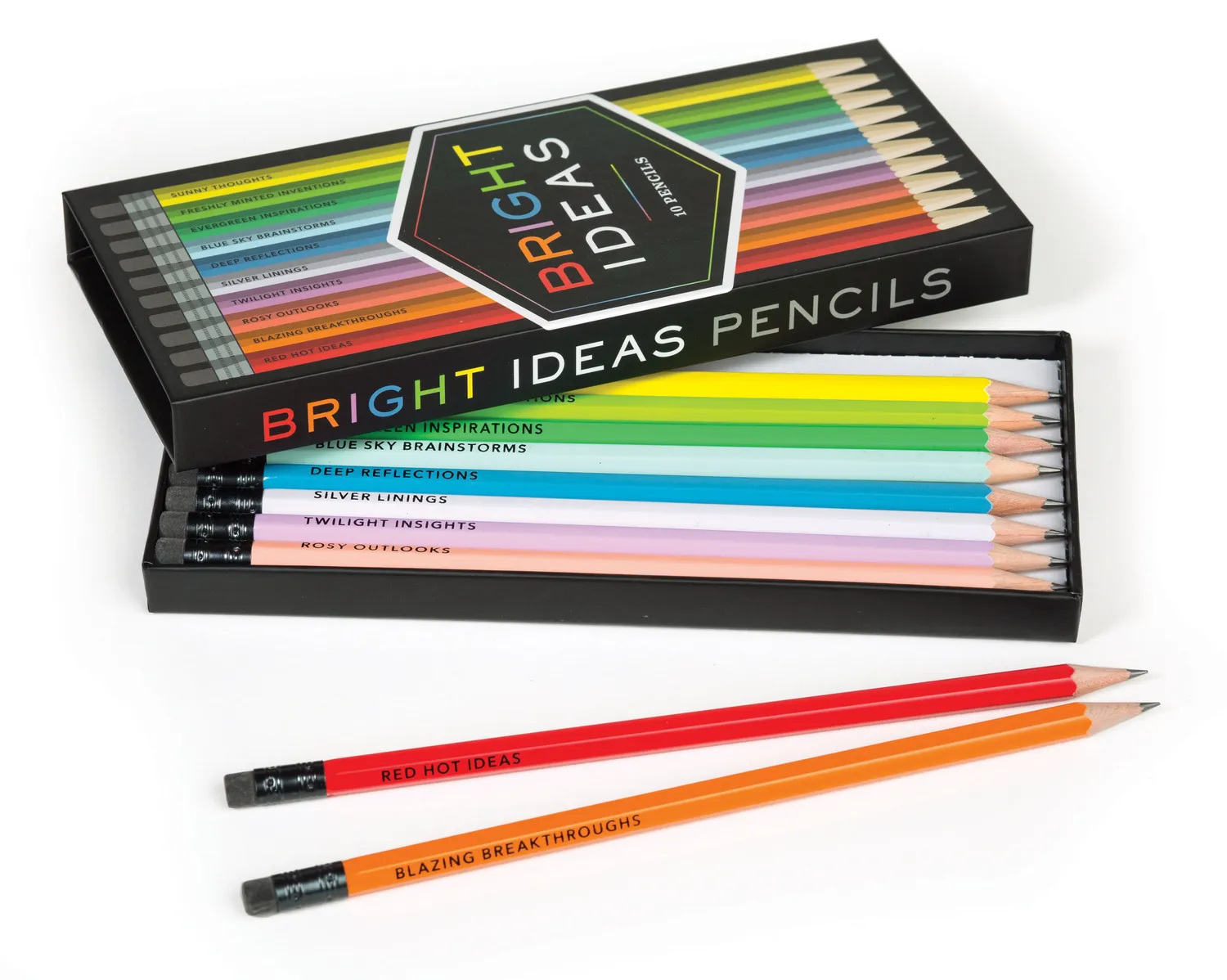 Bright Ideas blyantsett 10 stk HB – inspirasjon