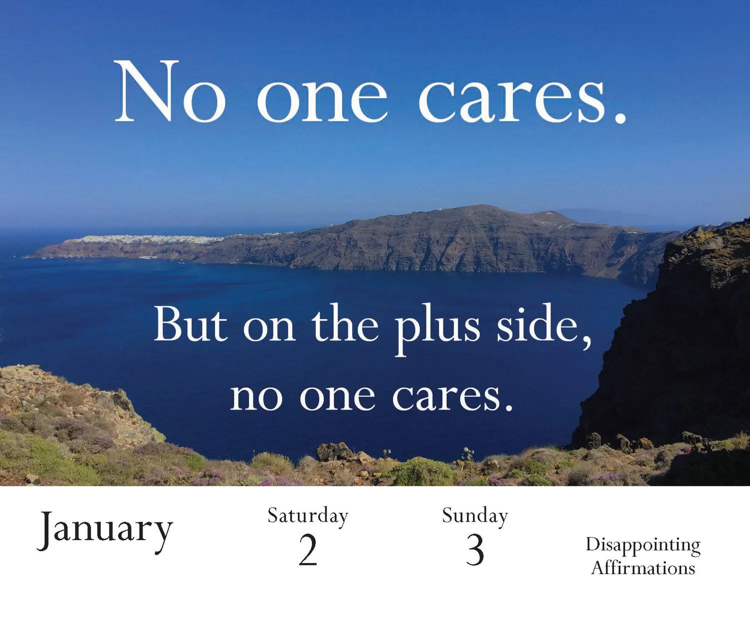 Disappointing Affirmations 2027 Daily Calendar dagskalender