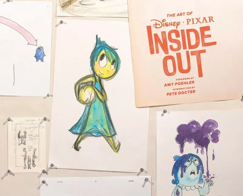 Abrams and Chronicle The Art of Inside Out innbundet kunstbok