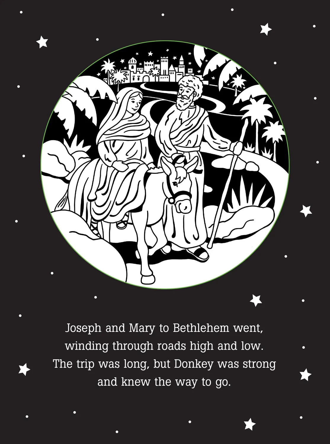 Peter Pauper Press The First Christmas skyggebok for barn