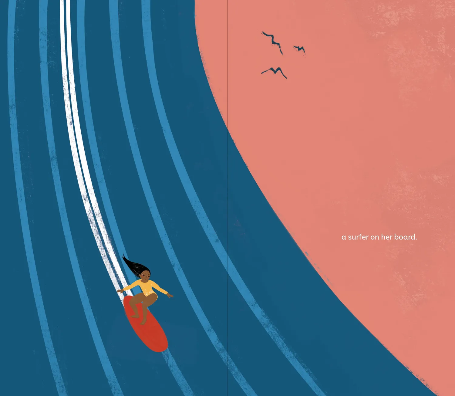 Peter Pauper Press The Biggest, Highest Wave bildebok innbundet 3–8 år