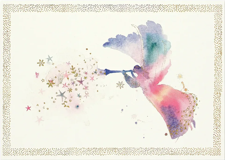 Peter Pauper Press Watercolor Angel julekort 20-pakning engel