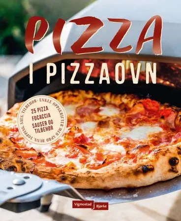 Bokia Pizza i pizzaovn innbundet som ny kokebok