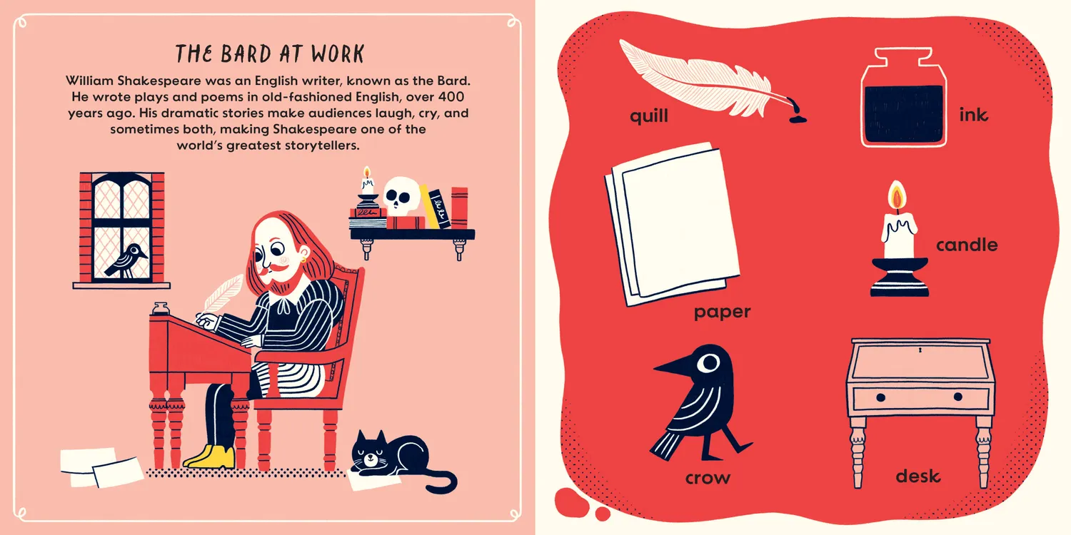 The First Works of Shakespeare pappbok baby
