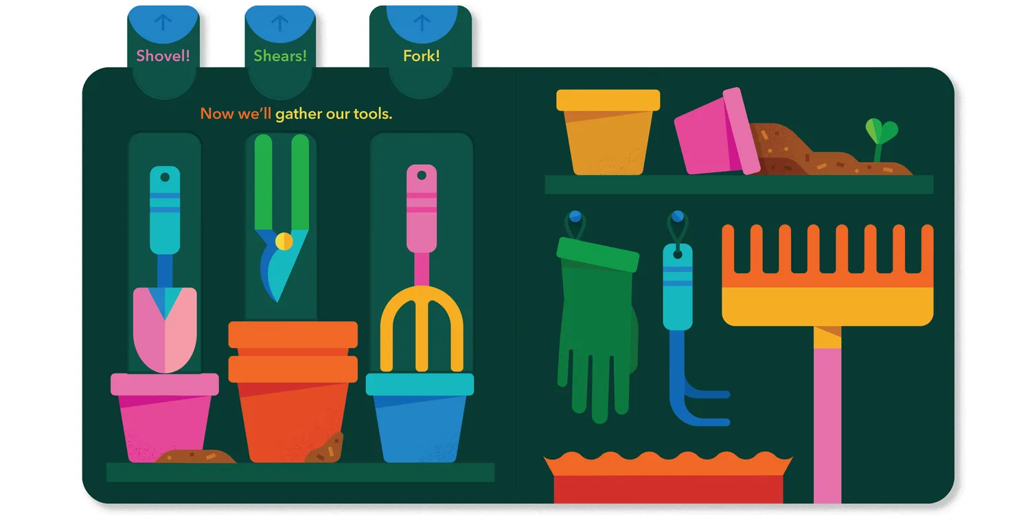 Little Helpers Let's Grow a Garden klaffebok