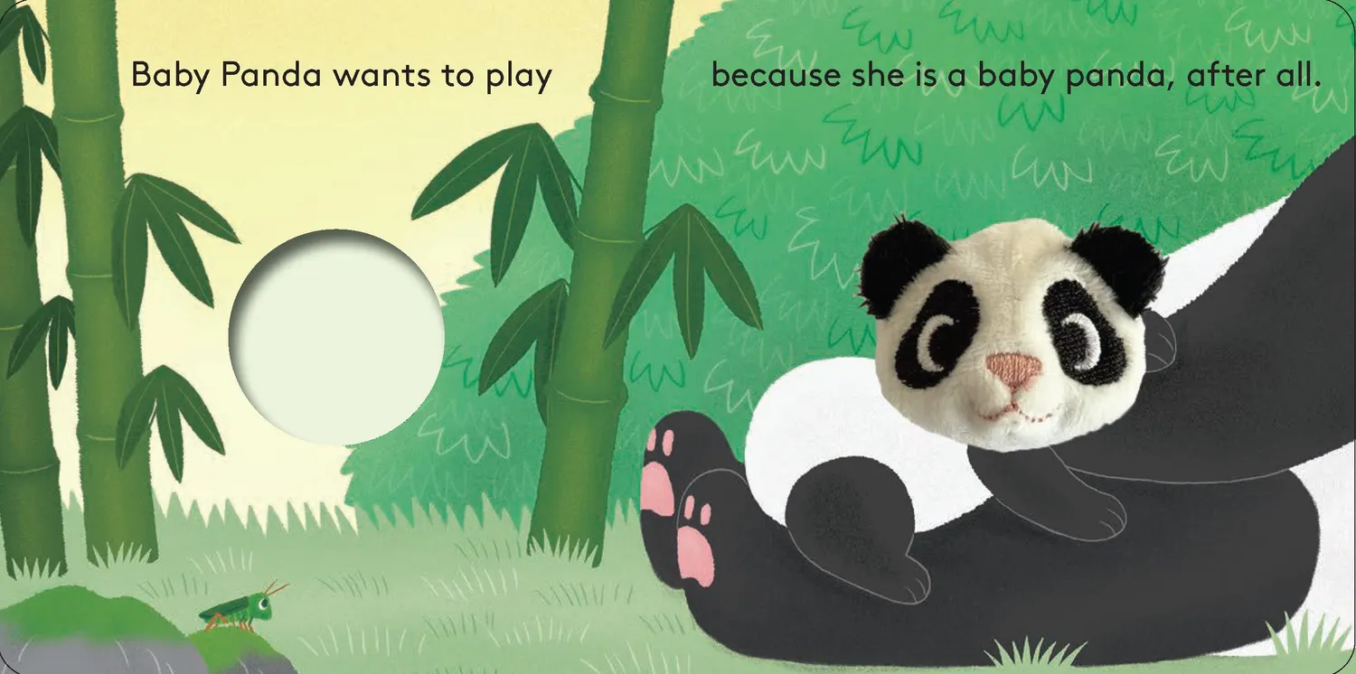 Chronicle Books Baby Panda pekebok fingerdukke