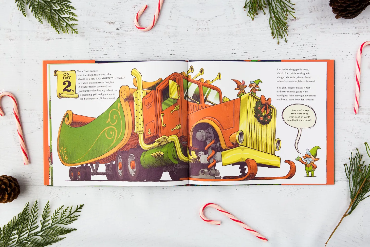 Abrams & Chronicle Books The 12 Sleighs of Christmas barnebok