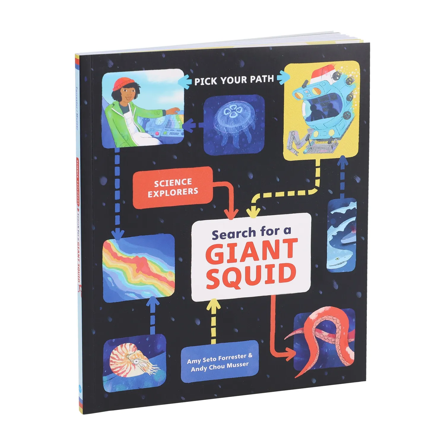 Abrams & Chronicle Books Search for a Giant Squid pocketbok velg sti