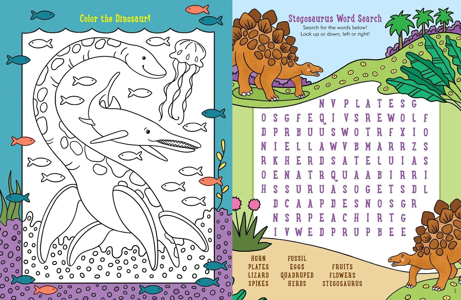 Peter Pauper Press Dinosaur Activity Book aktivitetsbok 64 sider