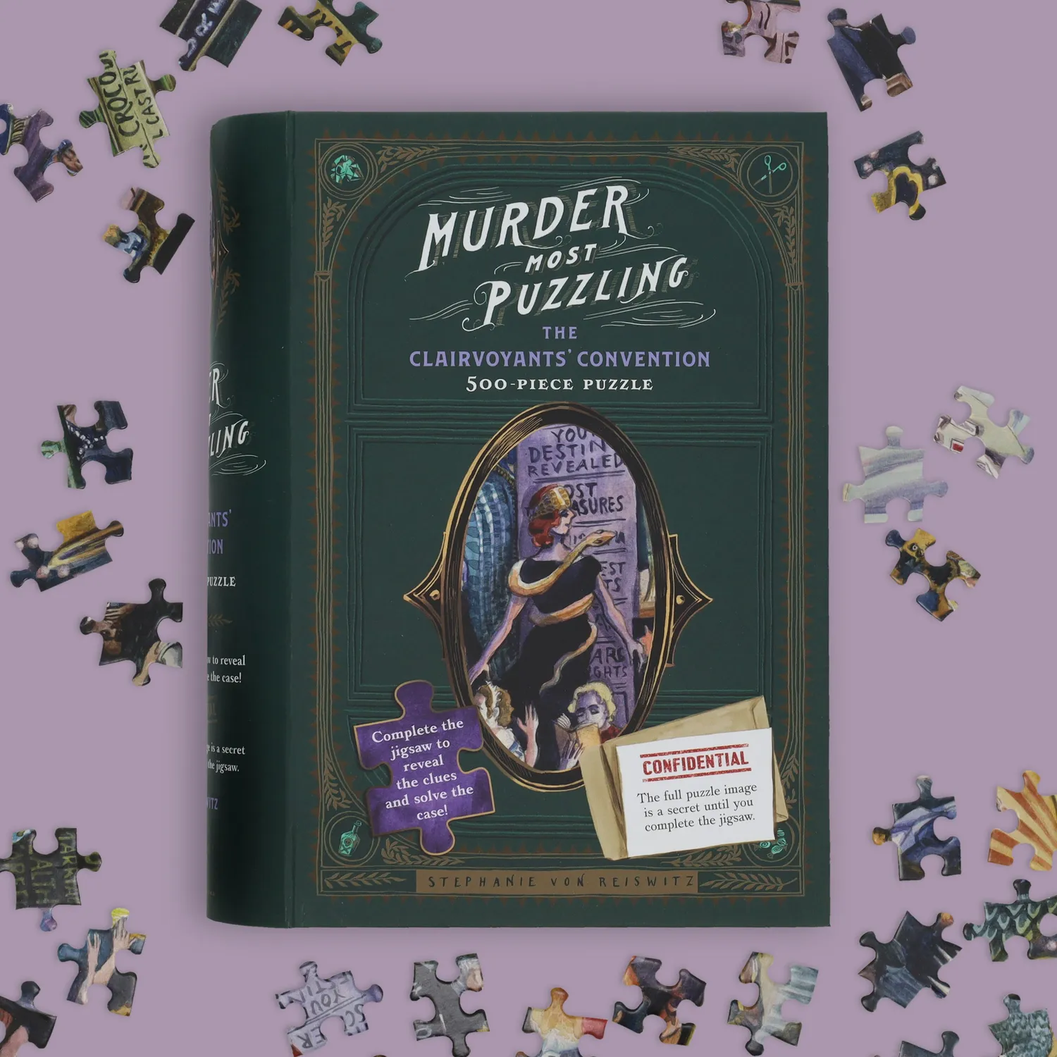 Abrams and Chronicle Murder Most Puzzling puslespill 500 brikker