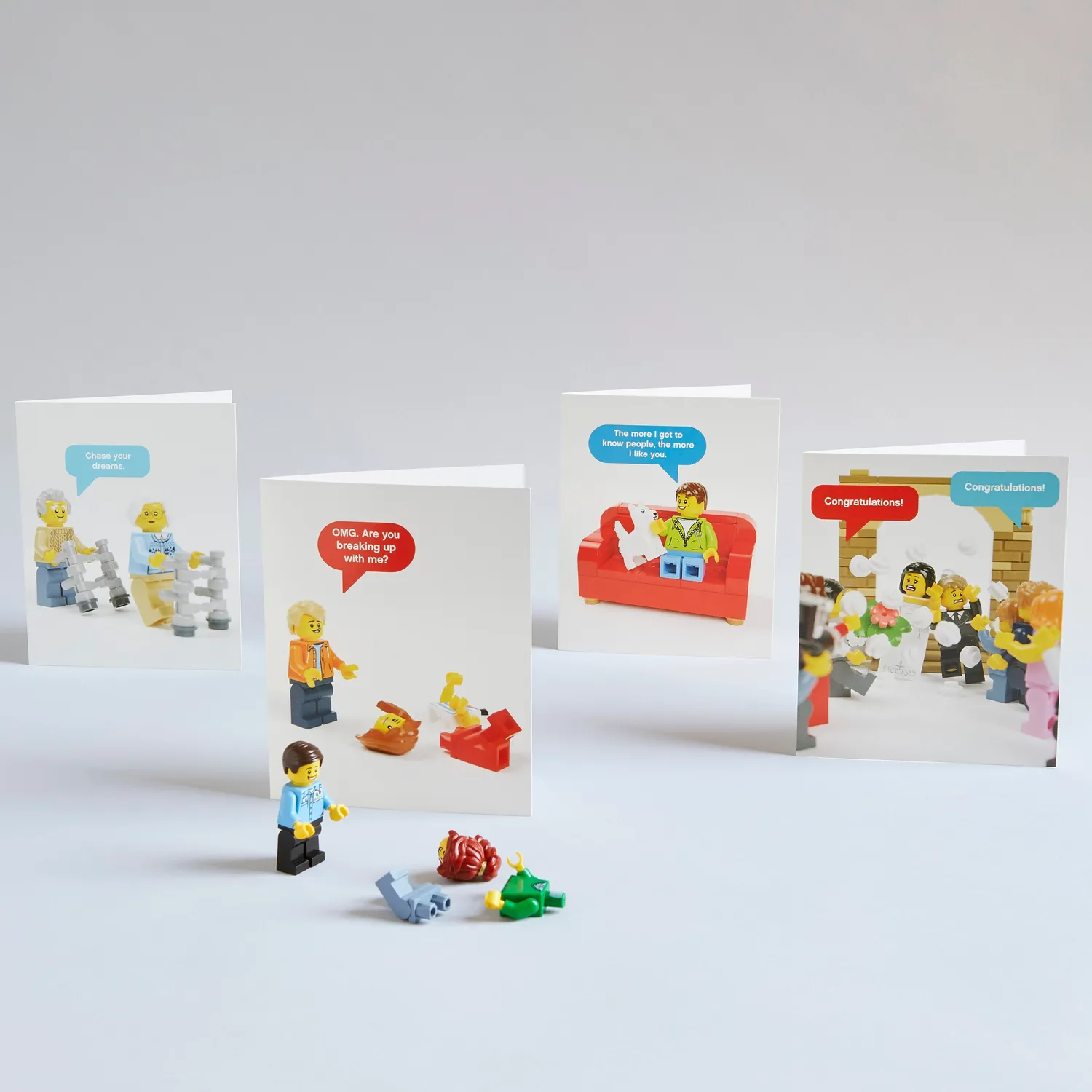 LEGO Minifigure Notes notatkort 20 stk morsomme