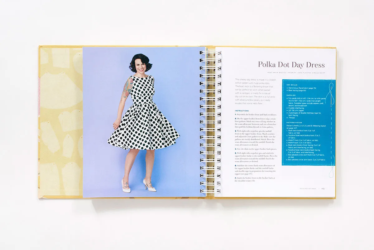 Gertie Ultimate Dress Book sybok vintagekjoler innbundet