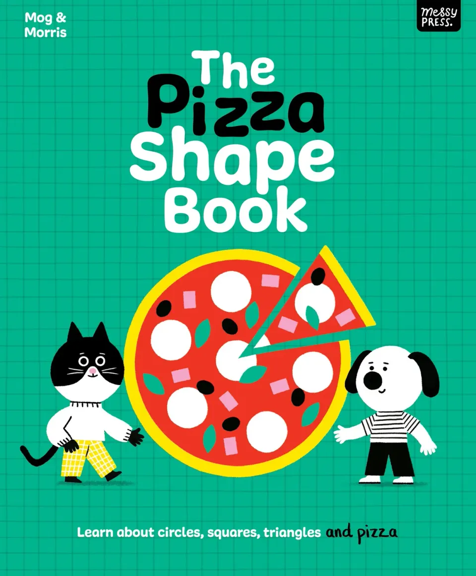 Abrams The Pizza Shape Book innbundet barnebok former