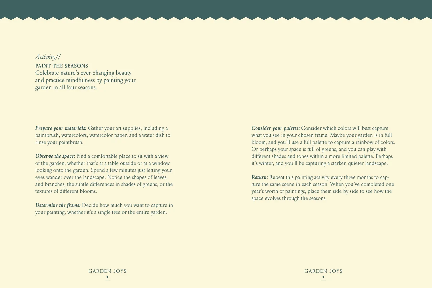 Chronicle The Joyful Gardener's Journal hagedagbok