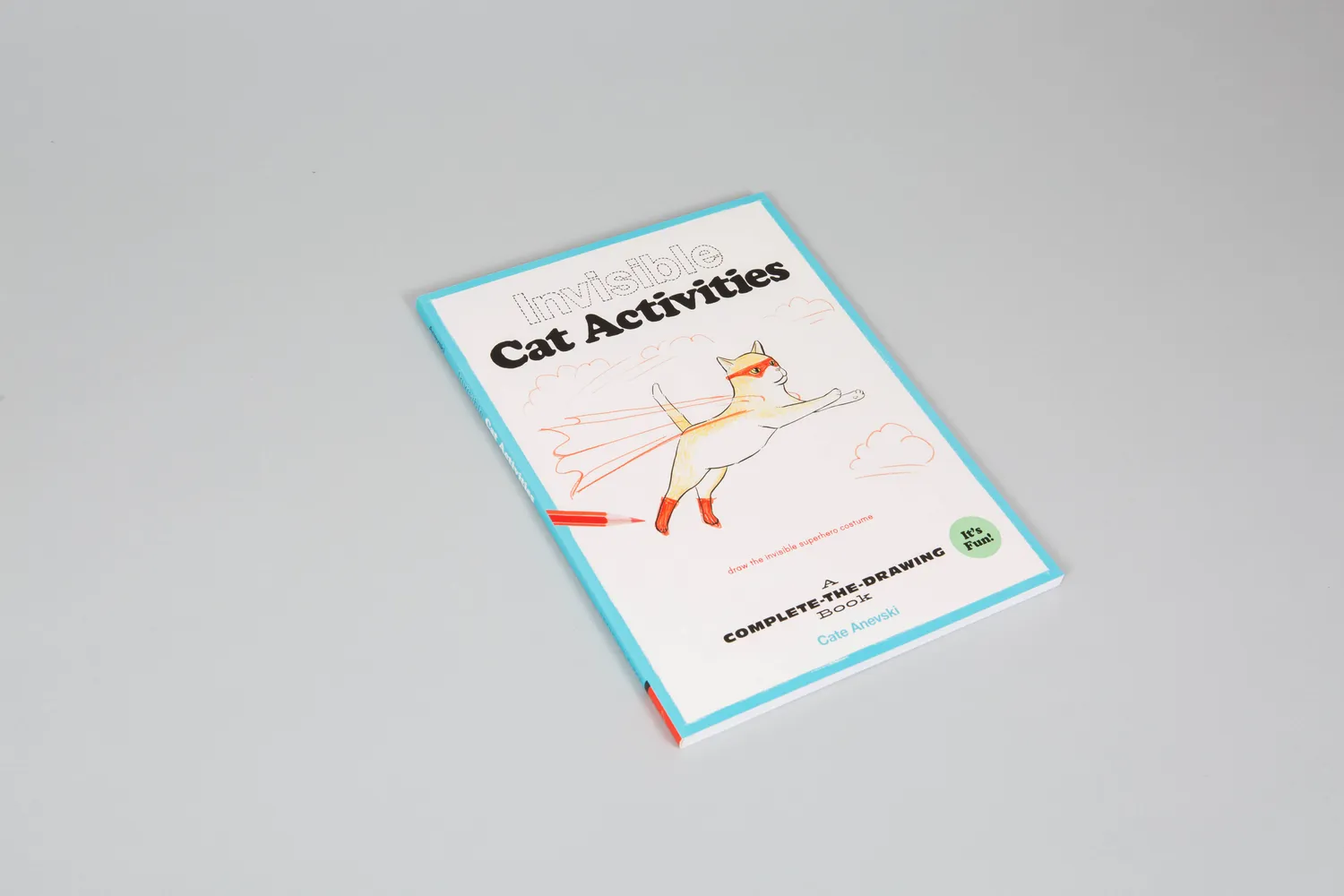 Chronicle Books Invisible Cat Activities tegnebok pocket