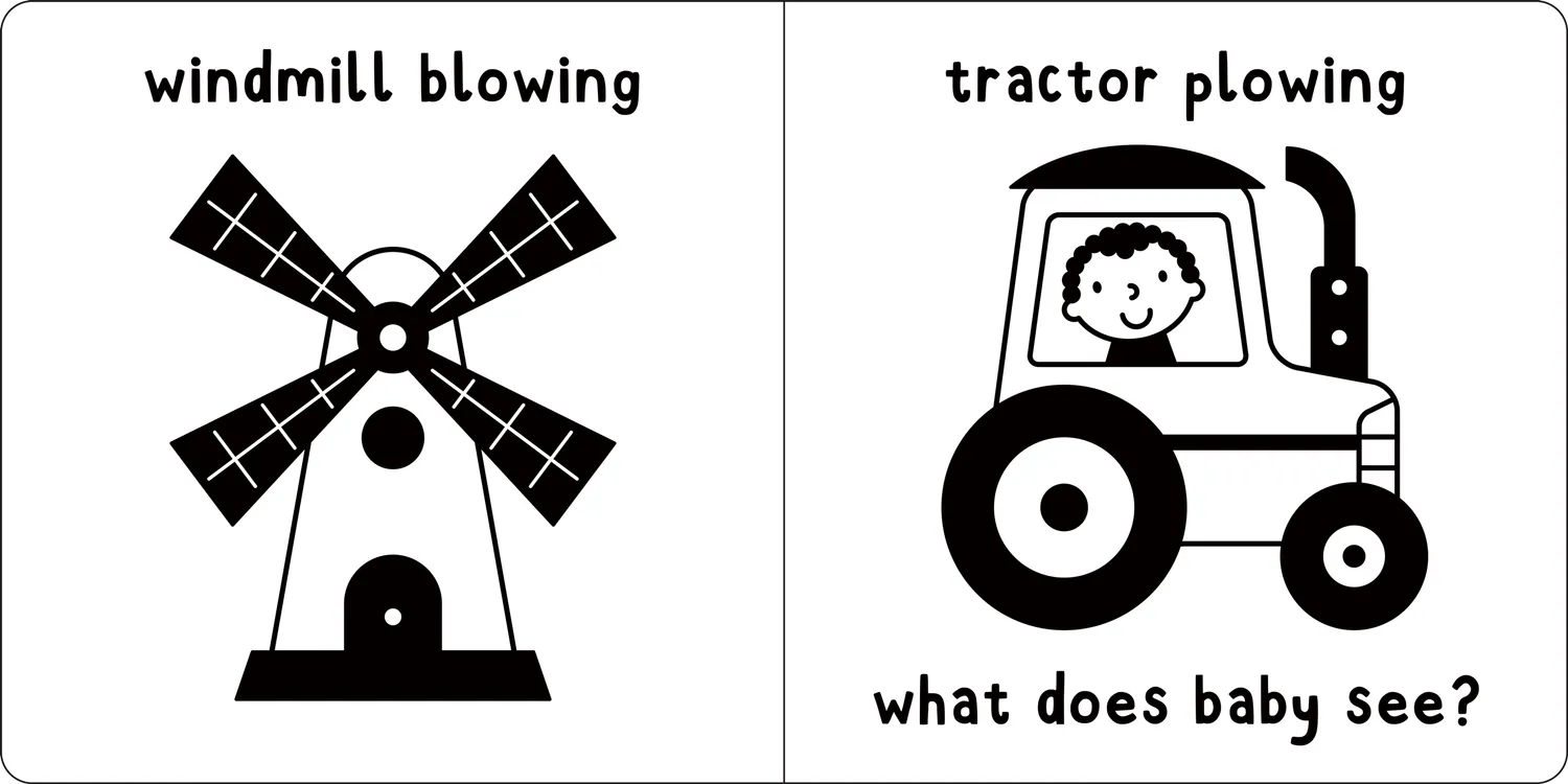 Peter Pauper Press What Does Baby See? On the Farm pekebok baby