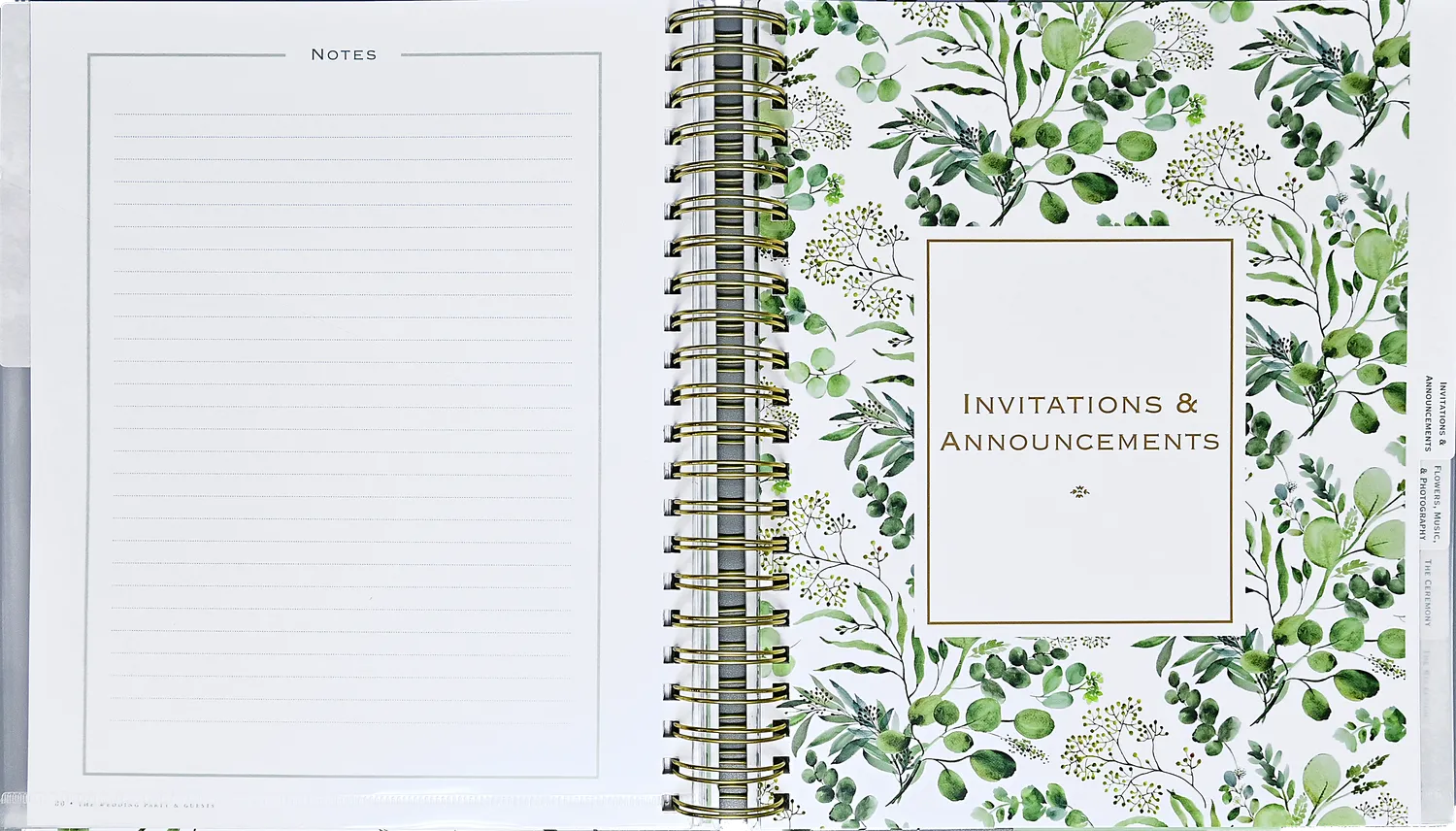 Peter Pauper Press Ultimate Wedding Planner bryllupsplanlegger Eucalyptus