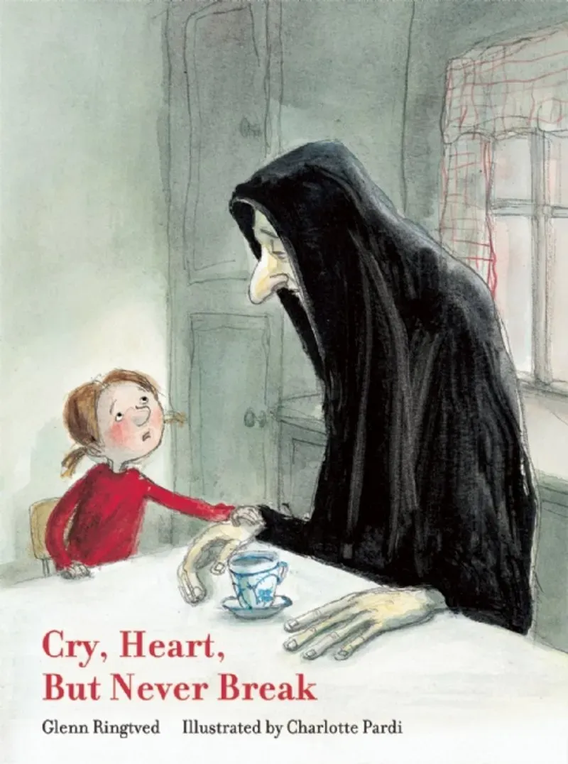 Enchanted Lion Cry Heart But Never Break bildebok sorg