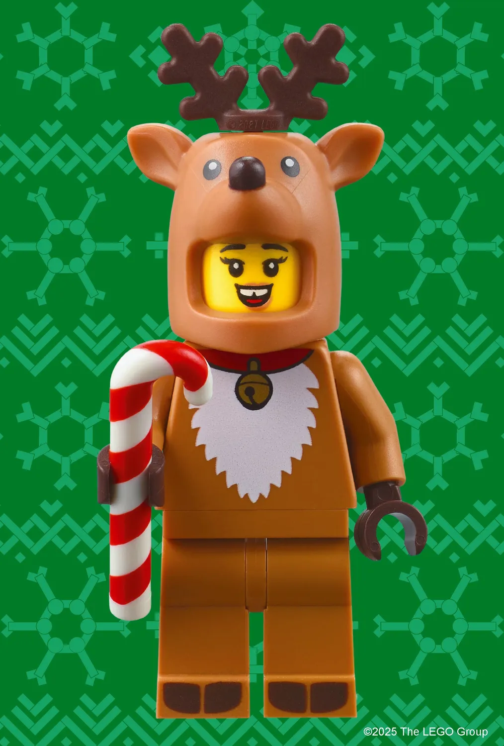 LEGO Mystery Minifigure puslespill 126 brikker rød jul