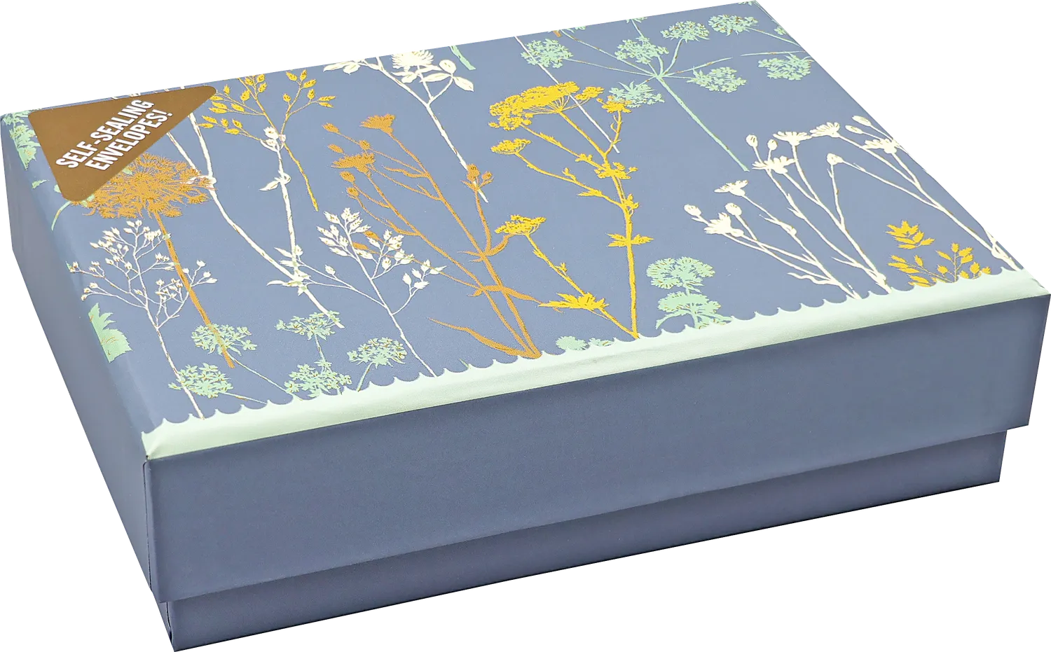 Peter Pauper Press Twilight Garden notatkort 14 stk gullfolie
