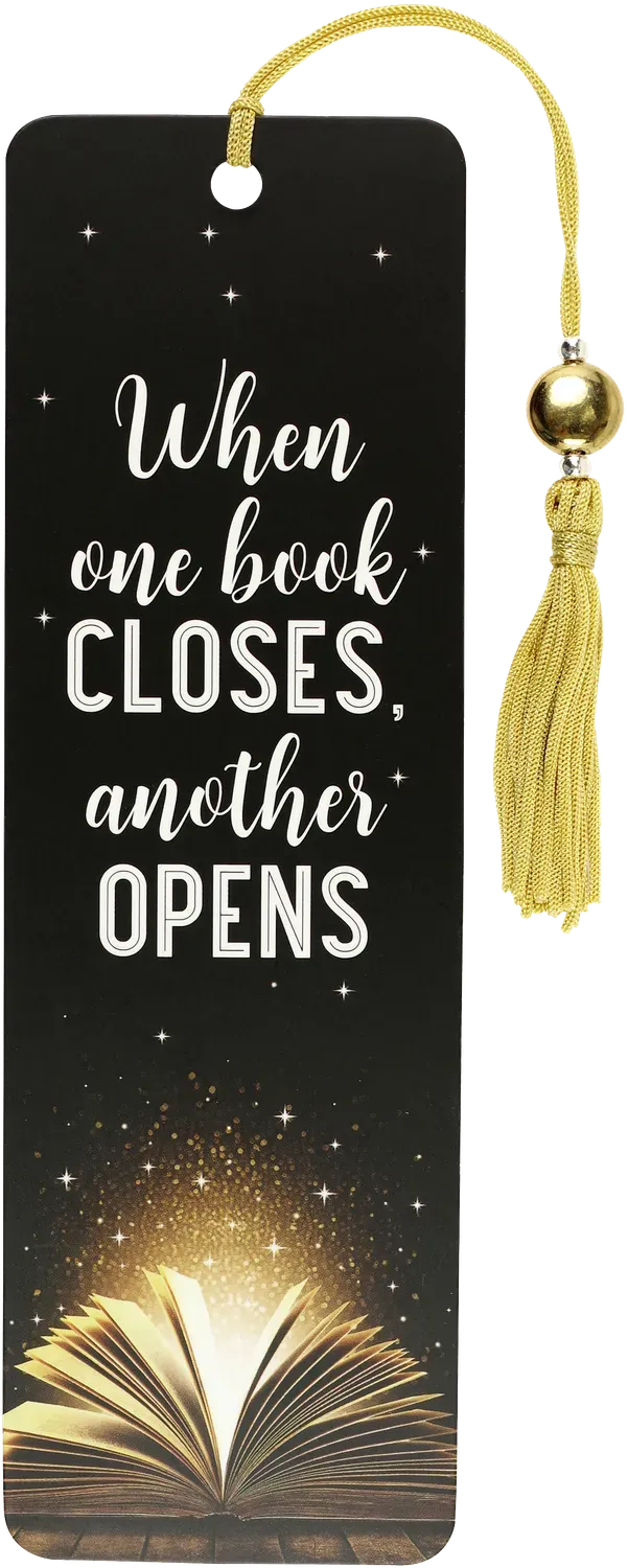 Peter Pauper Press When One Book Closes bokmerke anheng