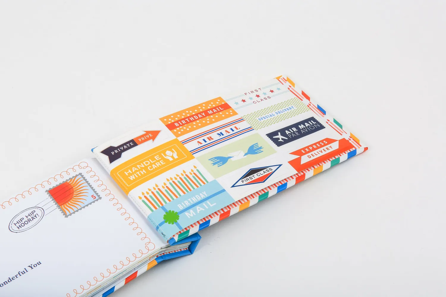 Chronicle Books Letters Birthday brevsett 12-pak