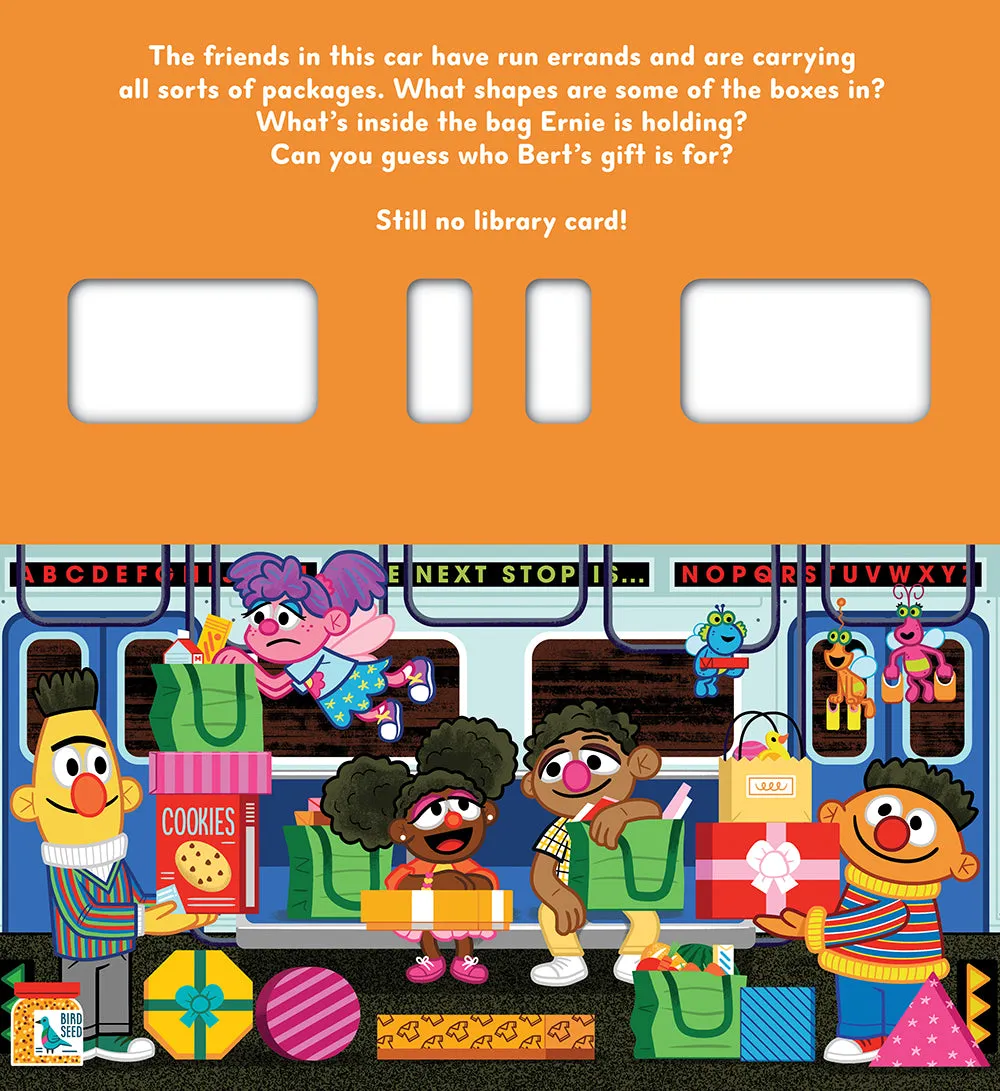 Abrams All Aboard Sesame Street pappbok utbrett