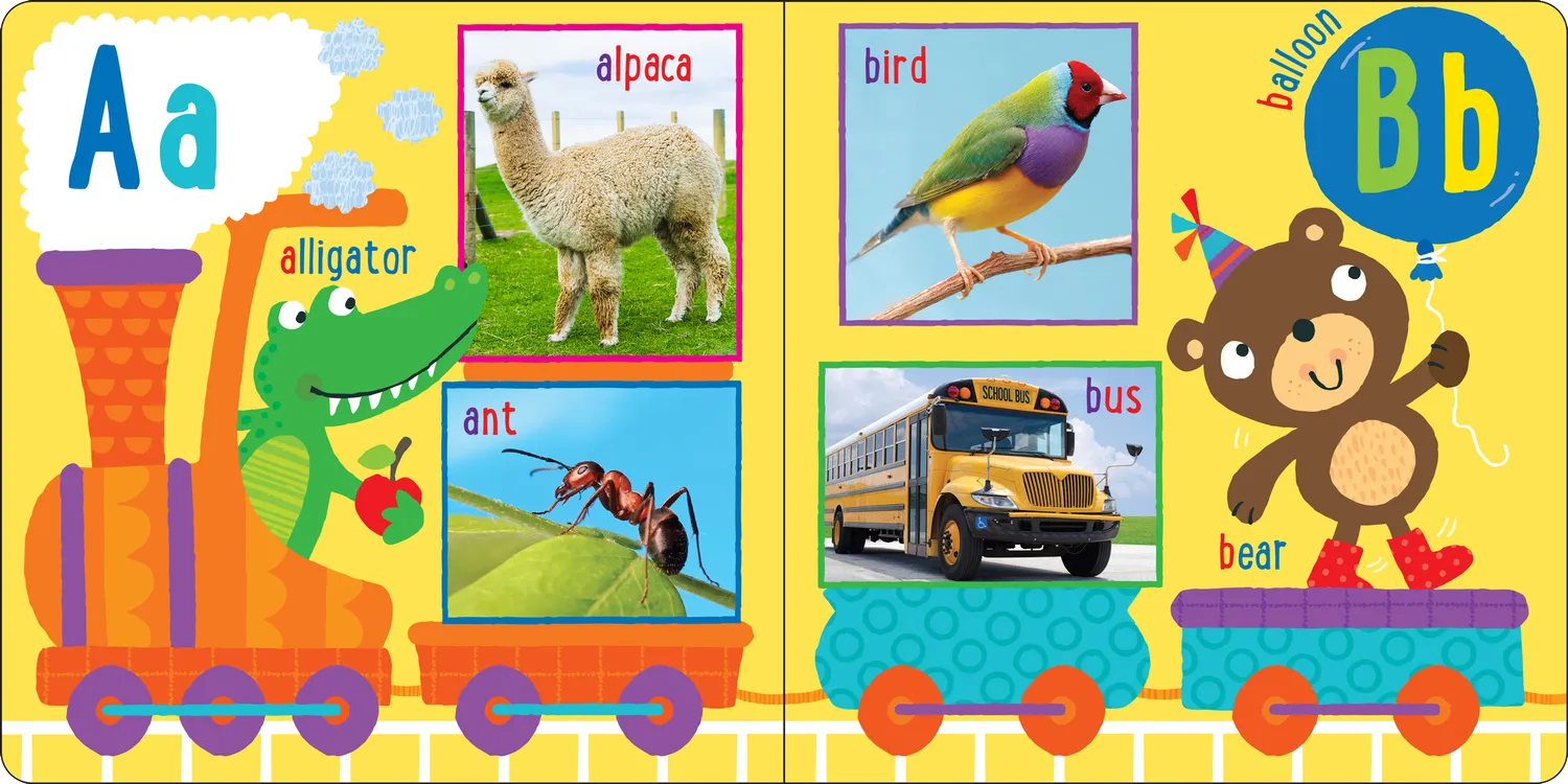 Peter Pauper Press My First ABCs kartongbok baby 0+ polstret