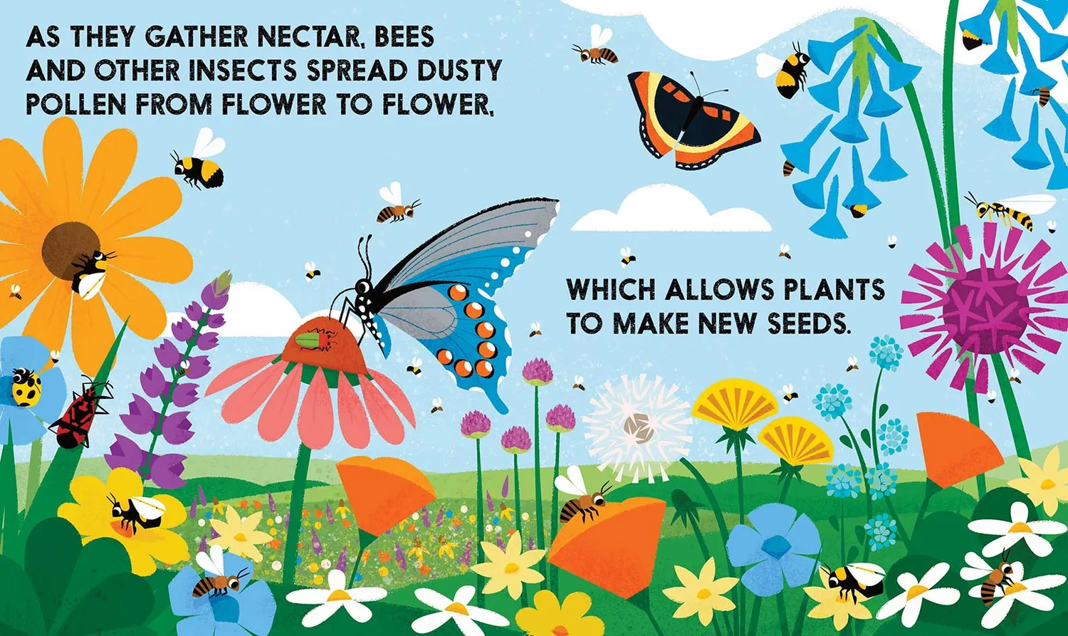 Abrams Block Book Bugblock pekebok om insekter