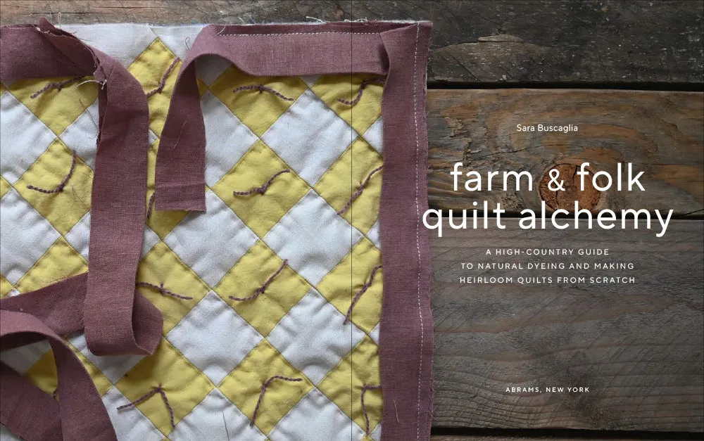 Abrams Farm & Folk Quilt Alchemy bok plantefarging