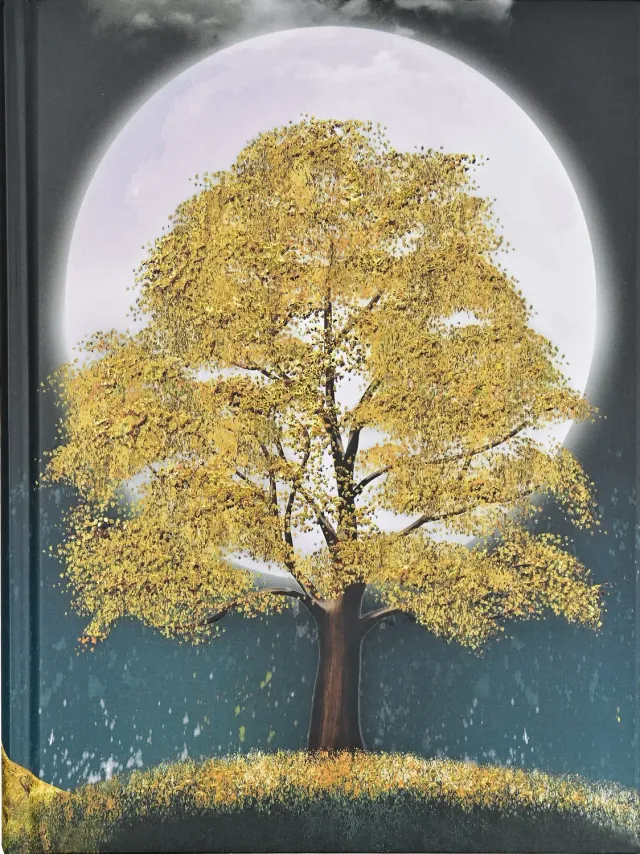 Peter Pauper Press Gilded Tree notatbok linjert med gullkant